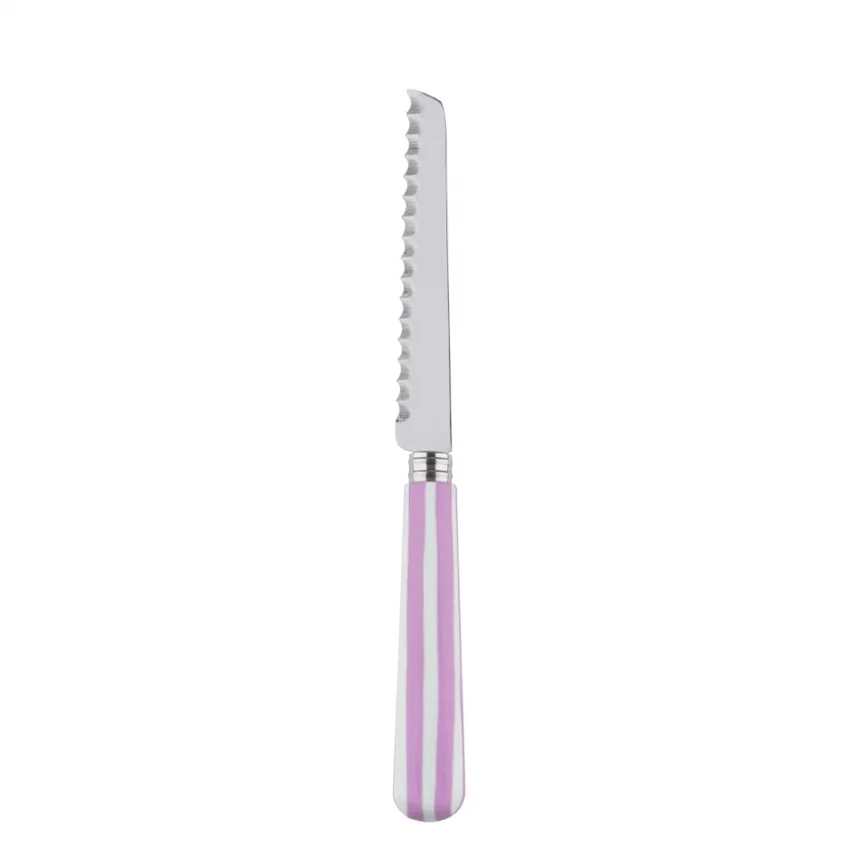 White Stripe Pink Tomato Knife 8.5"