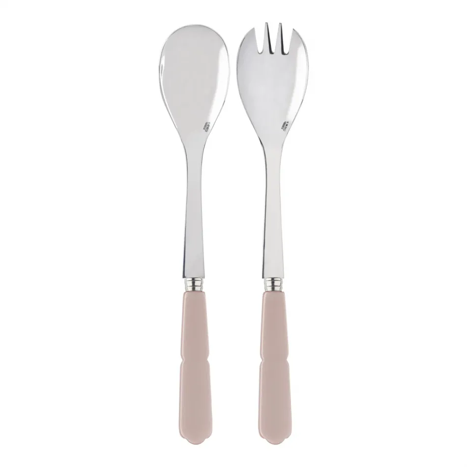 Gustave Taupe 2-Pc Salad Serving Set 10.25" (Fork, Spoon)
