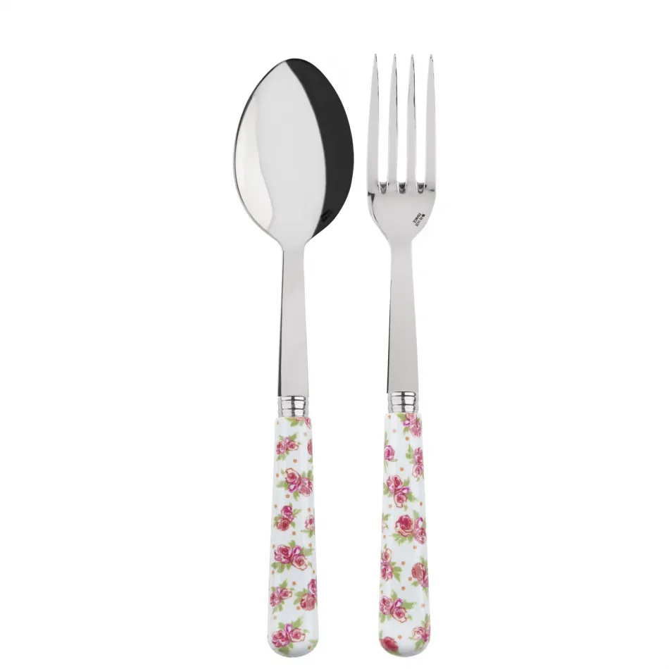 Liberty White 2-Pc Serving Set 10.25" (Fork, Spoon)