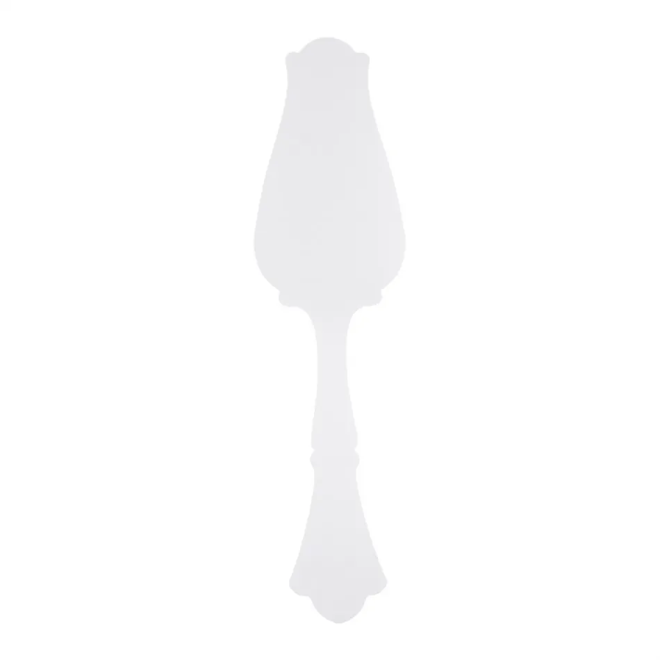 Honorine White Tart Slicer 10" 10.25"