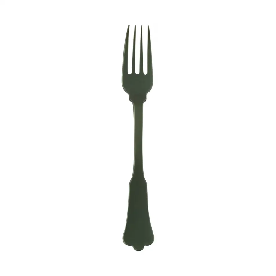 Honorine Dark Green Cake Fork 6"