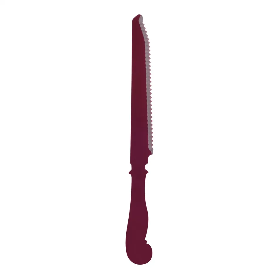 Honorine Aubergine Bread Knife 11.25"