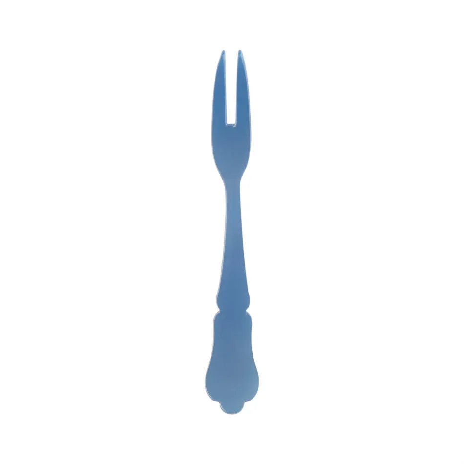 Honorine Light Blue Cocktail Fork 4.75"
