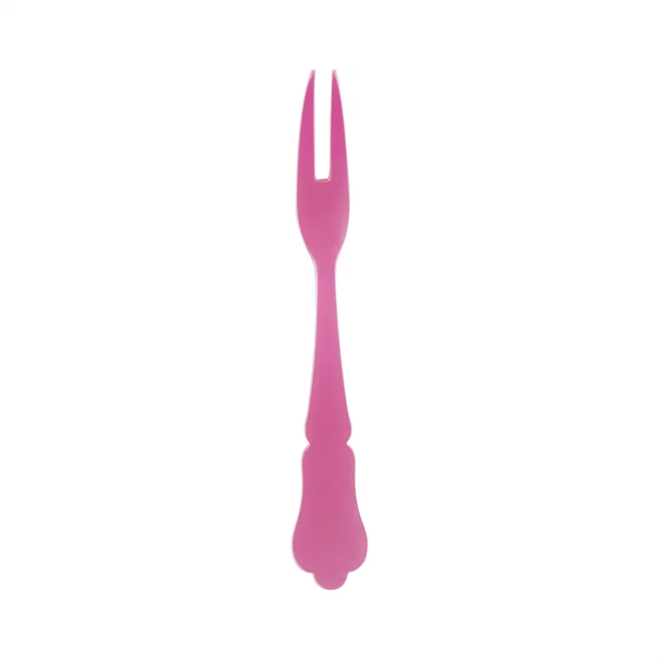 Honorine Pink Cocktail Fork 4.75"