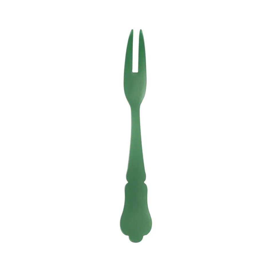 Honorine Garden Green Cocktail Fork 4.75"