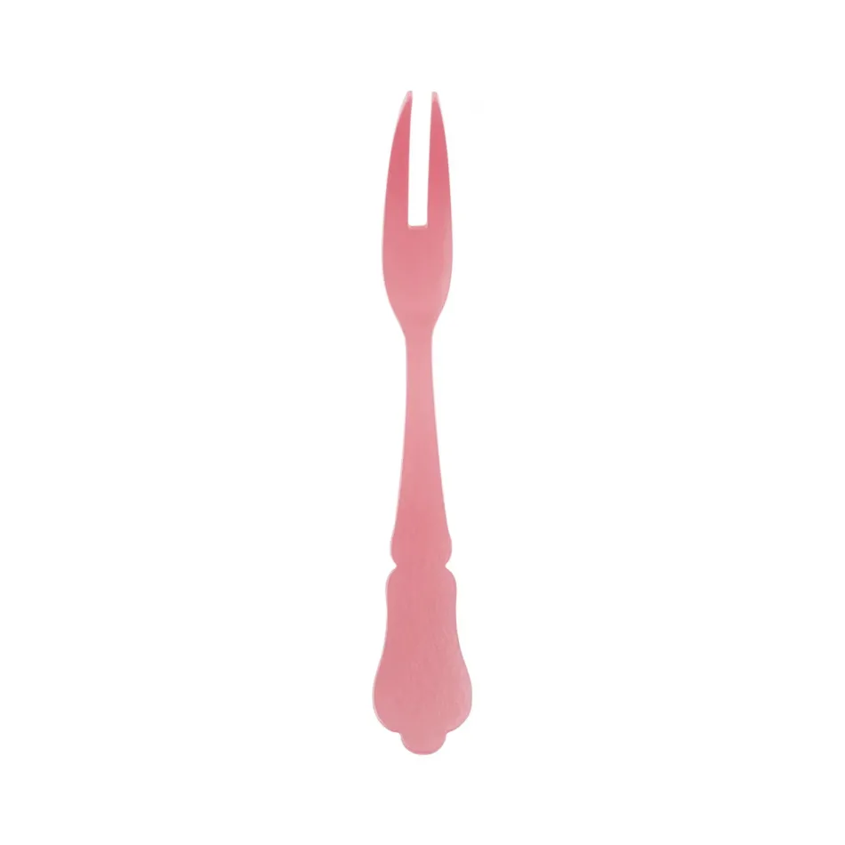 Honorine Soft Pink Cocktail Fork 4.75"