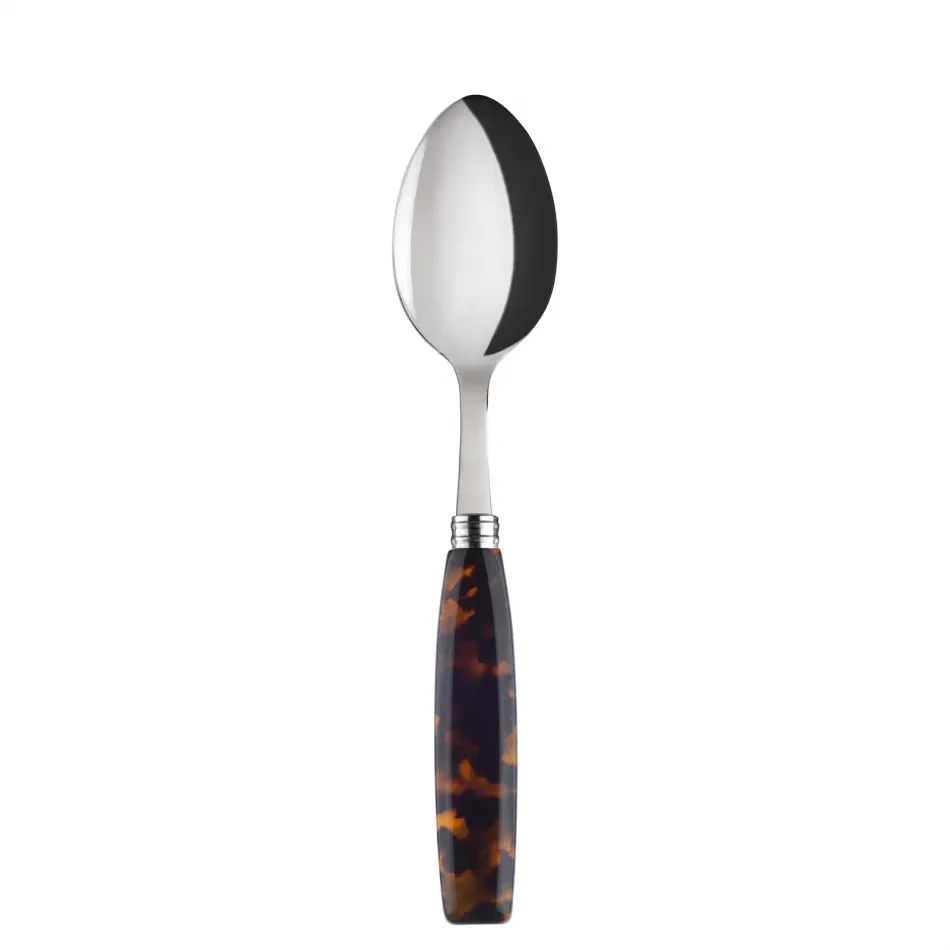 Djembe Faux Tortoise Soup Spoon 8.5"