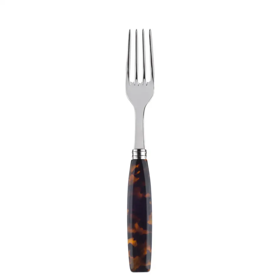 Djembe Faux Tortoise Dinner Fork 8.5"