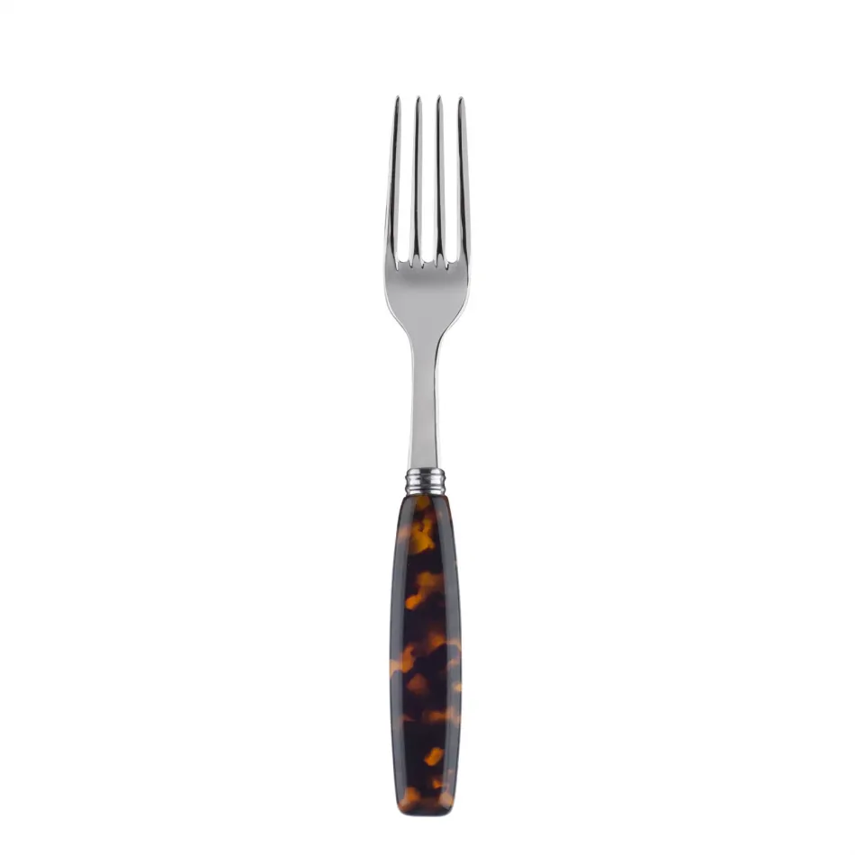 Djembe Faux Tortoise Salad Fork 7.5"