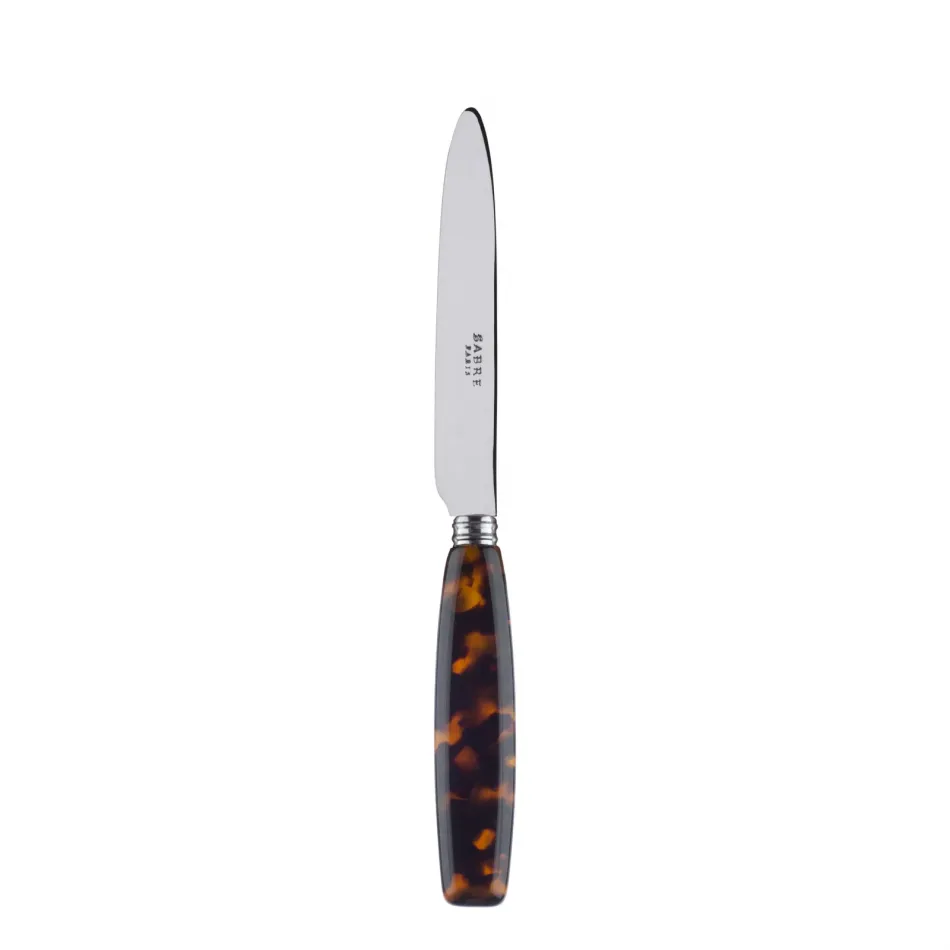 Djembe Faux Tortoise Dessert Knife 8"