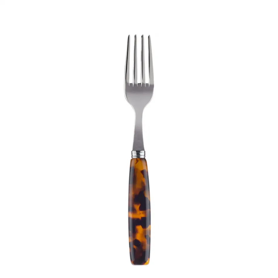 Djembe Faux Tortoise Cake Fork 6.5"