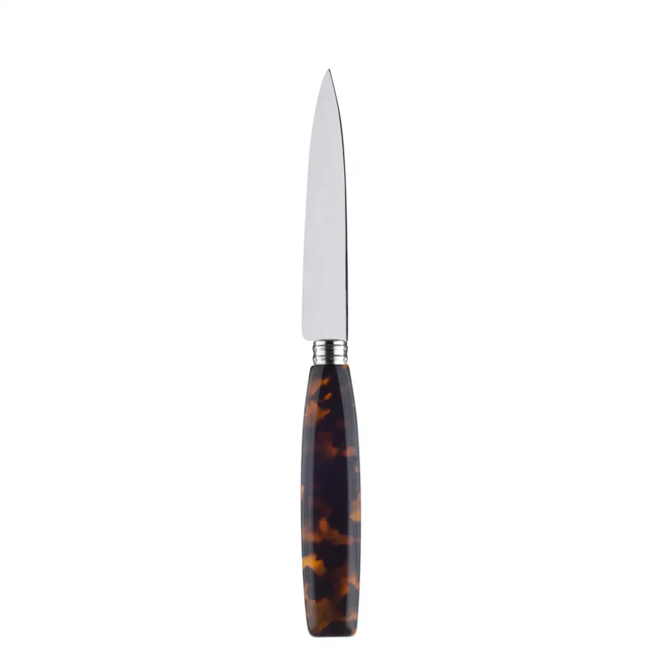 Djembe Faux Tortoise Kitchen Knife 8.25"