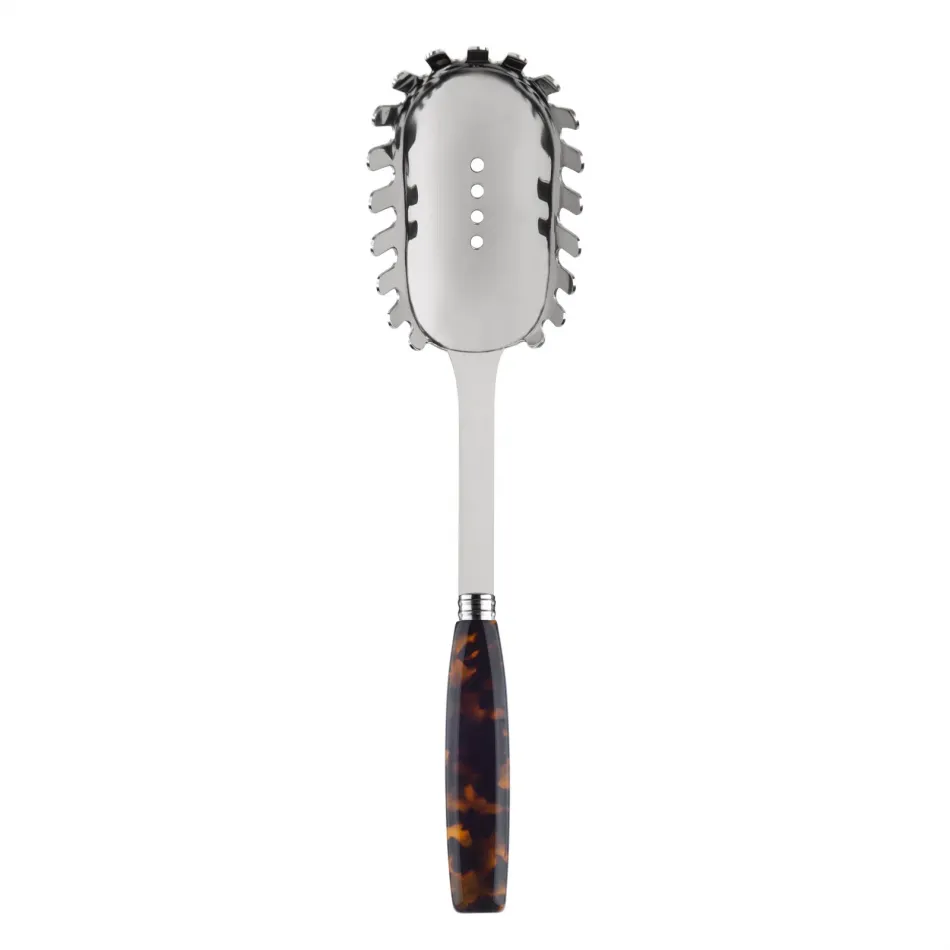 Djembe Faux Tortoise Spaghetti Spoon 10.5"