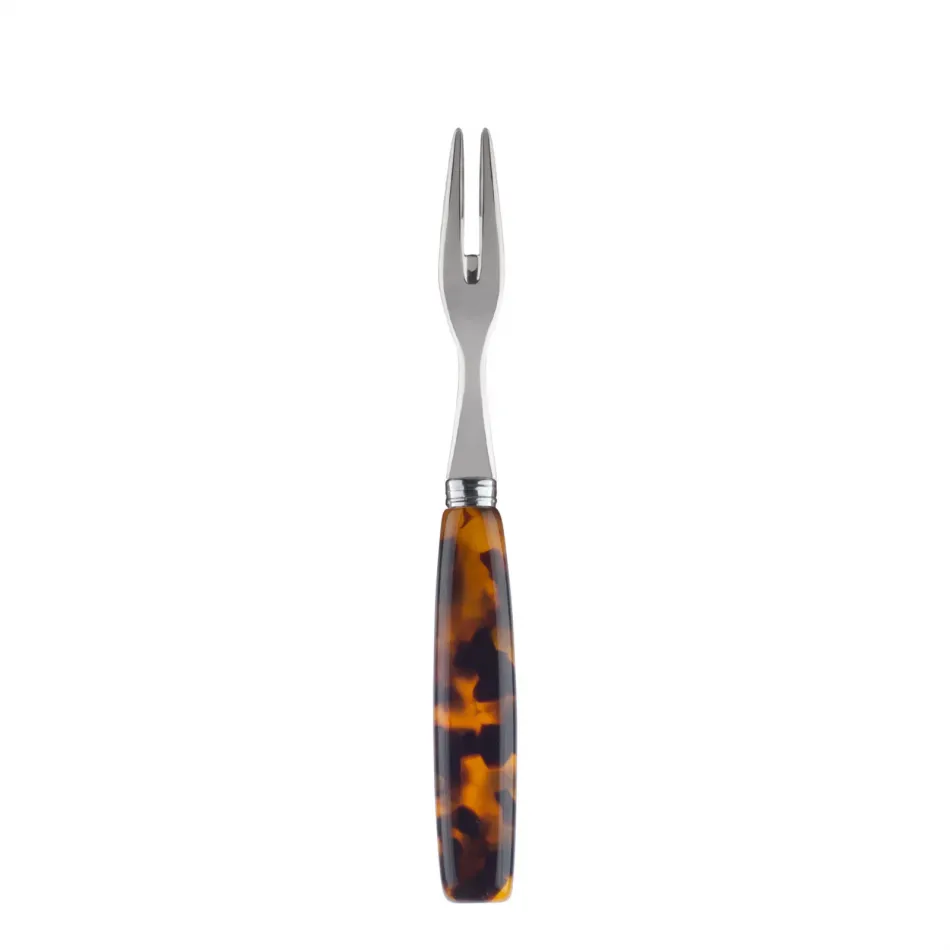 Djembe Faux Tortoise Cocktail Fork 5.75"