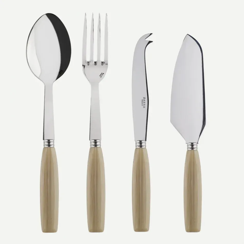 Djembe Faux Horn Set Of 4 Must-Have Serving Pieces