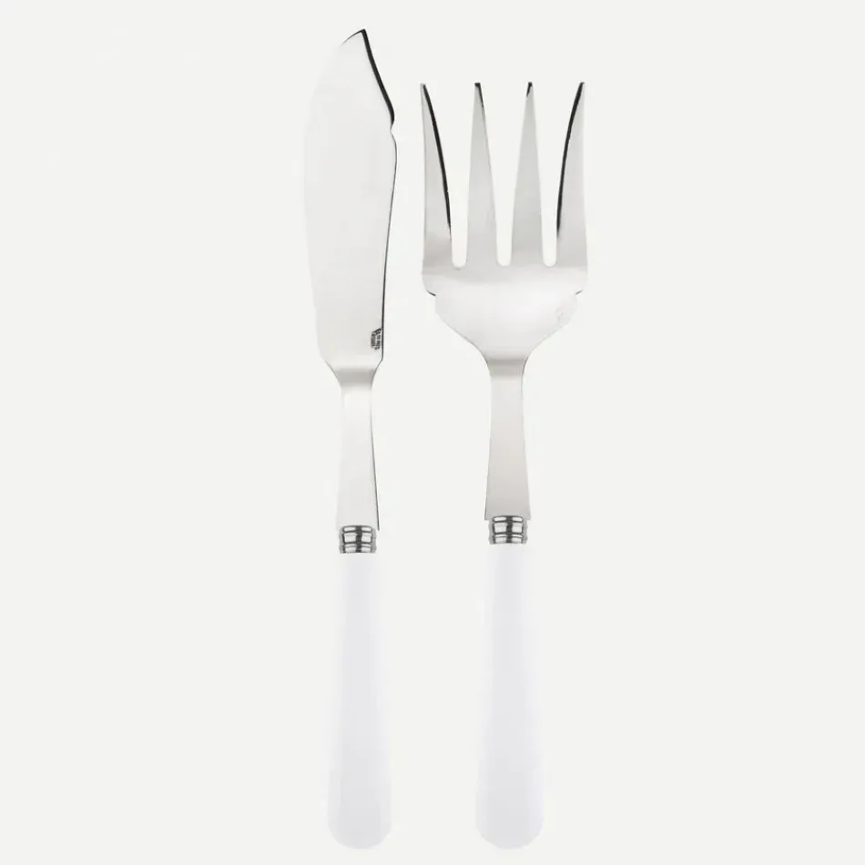 Duo White Fish Serving Set