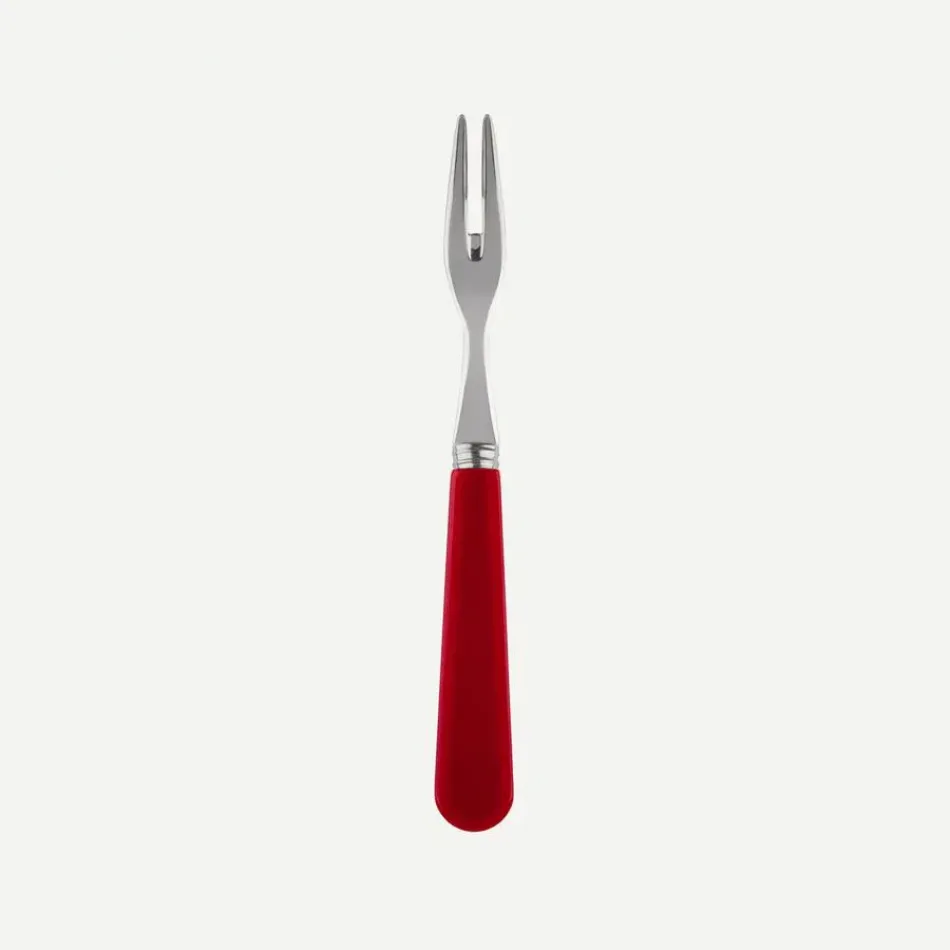 Duo Red Cocktail Fork