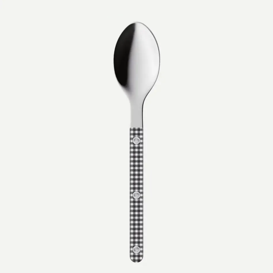 Bistrot Gingham Black Teaspoon 6"