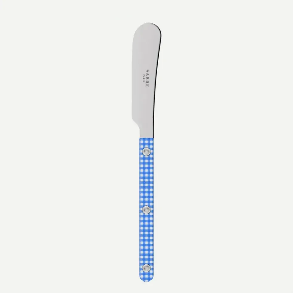 Bistrot Gingham Blue Butter Spreader 5"1/2