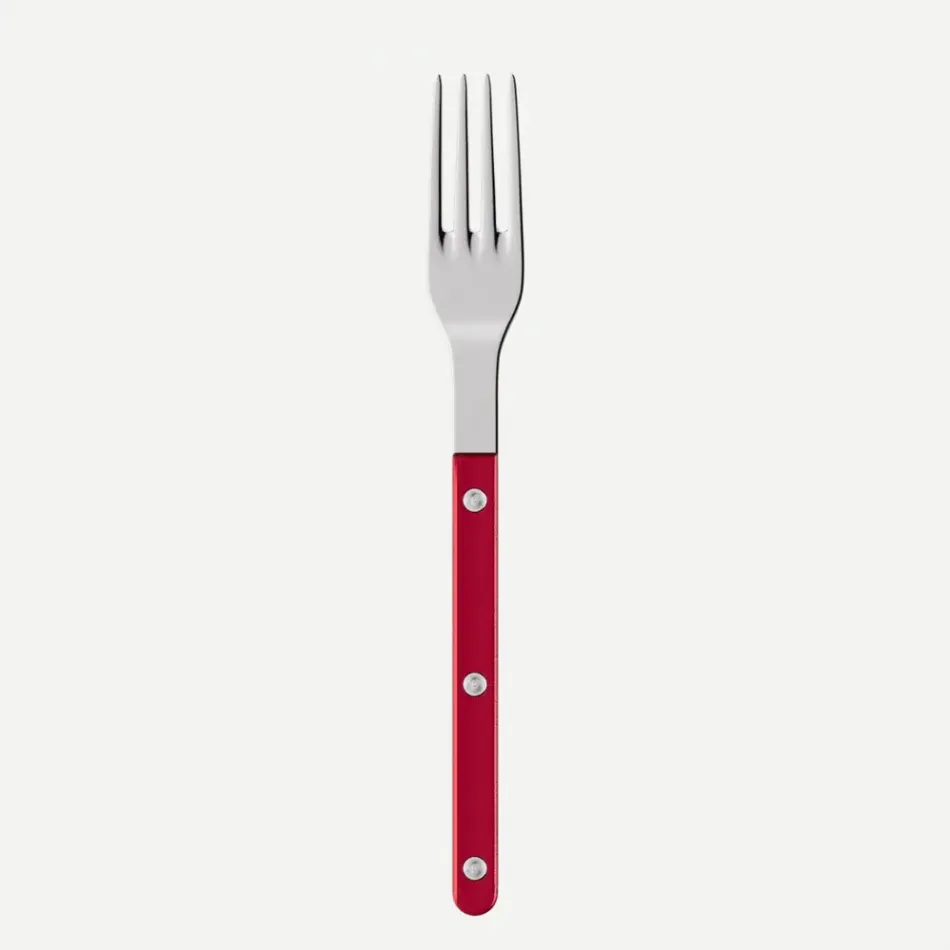 Bistrot Pearly Red Dinner Fork 8"1/2
