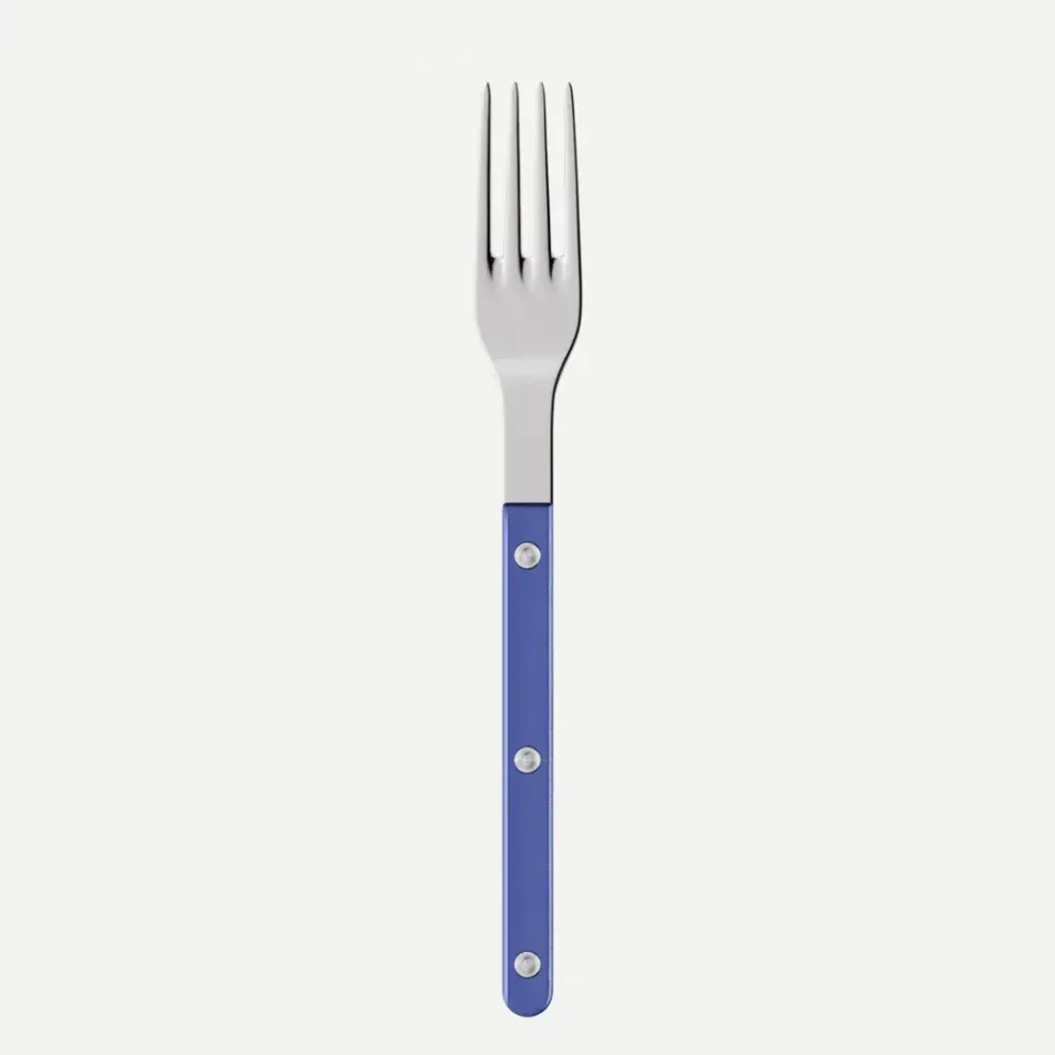 Bistrot Pearly Lapis Blue Dinner Fork 8"1/2