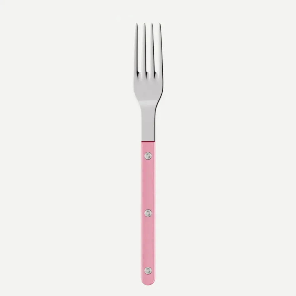 Bistrot Pearly Soft Pink Dinner Fork 8"1/2