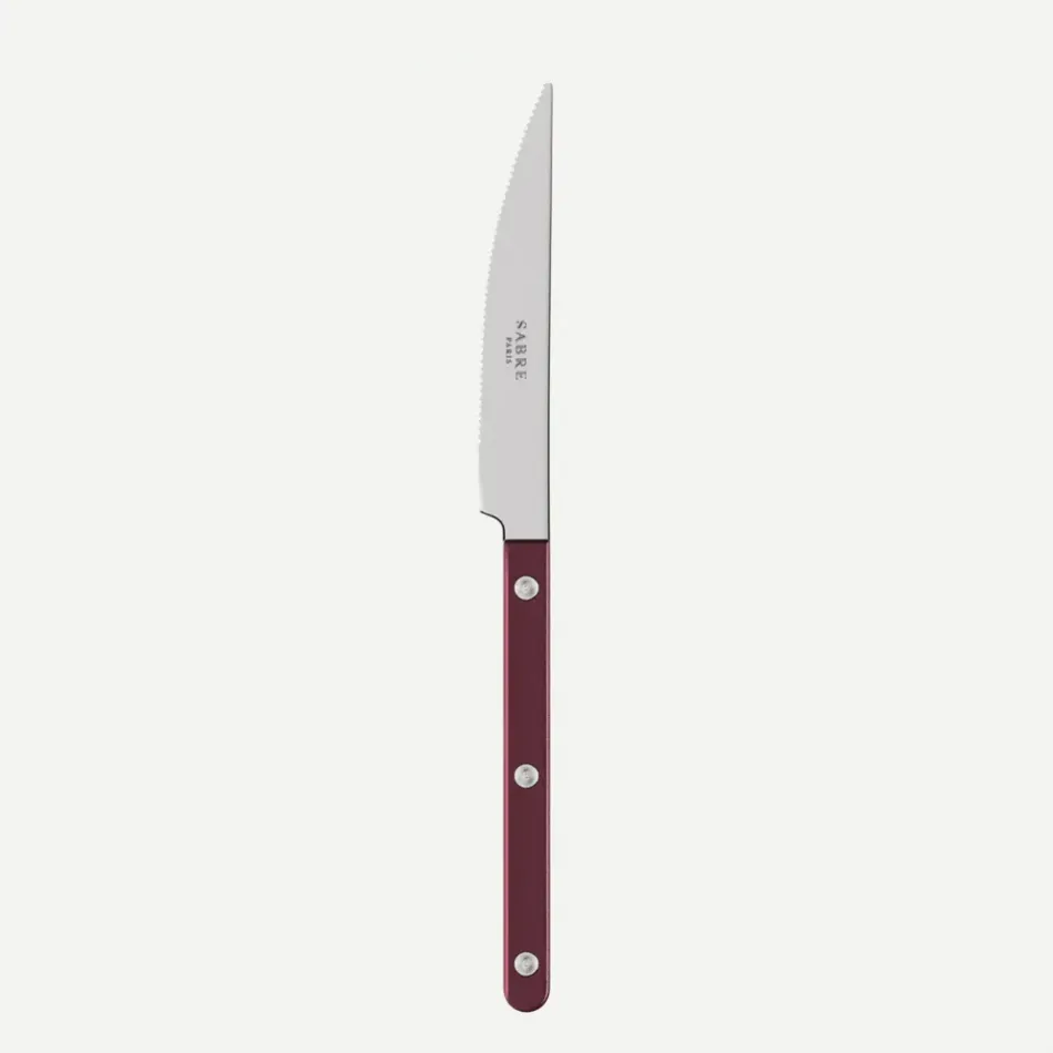 Bistrot Pearly Aubergine Dinner Knife 9"1/4