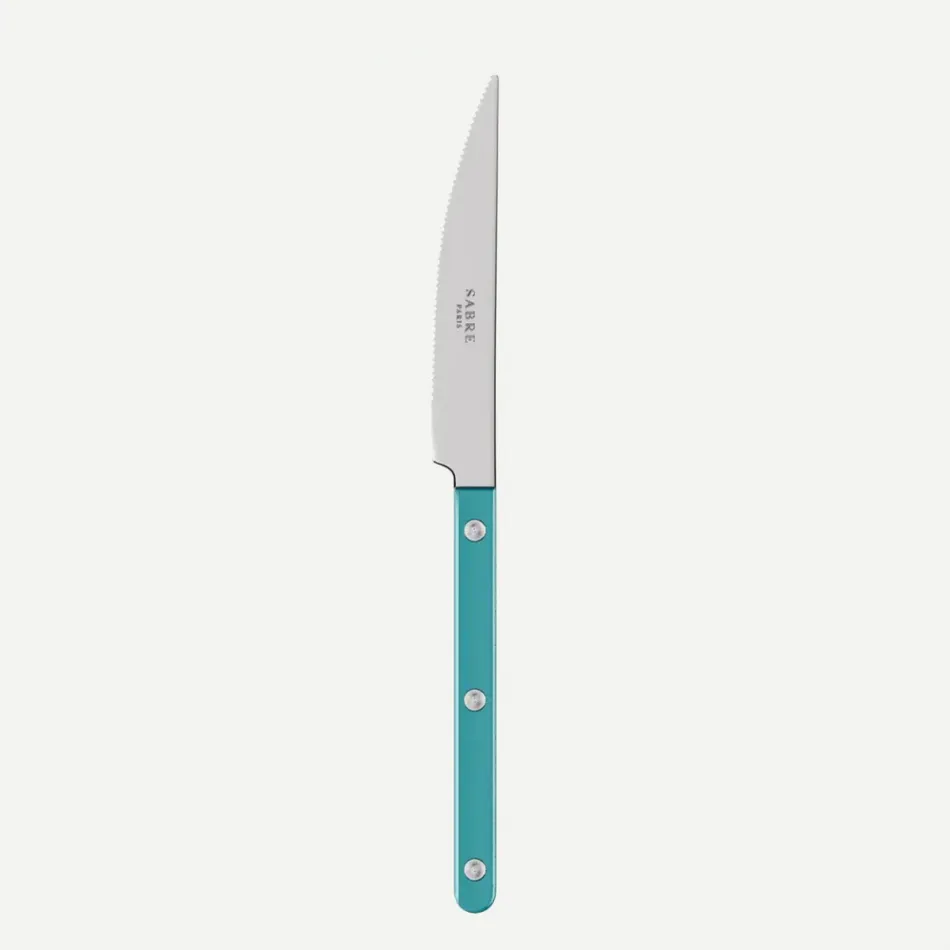 Bistrot Pearly Turquoise Dinner Knife 9"1/4