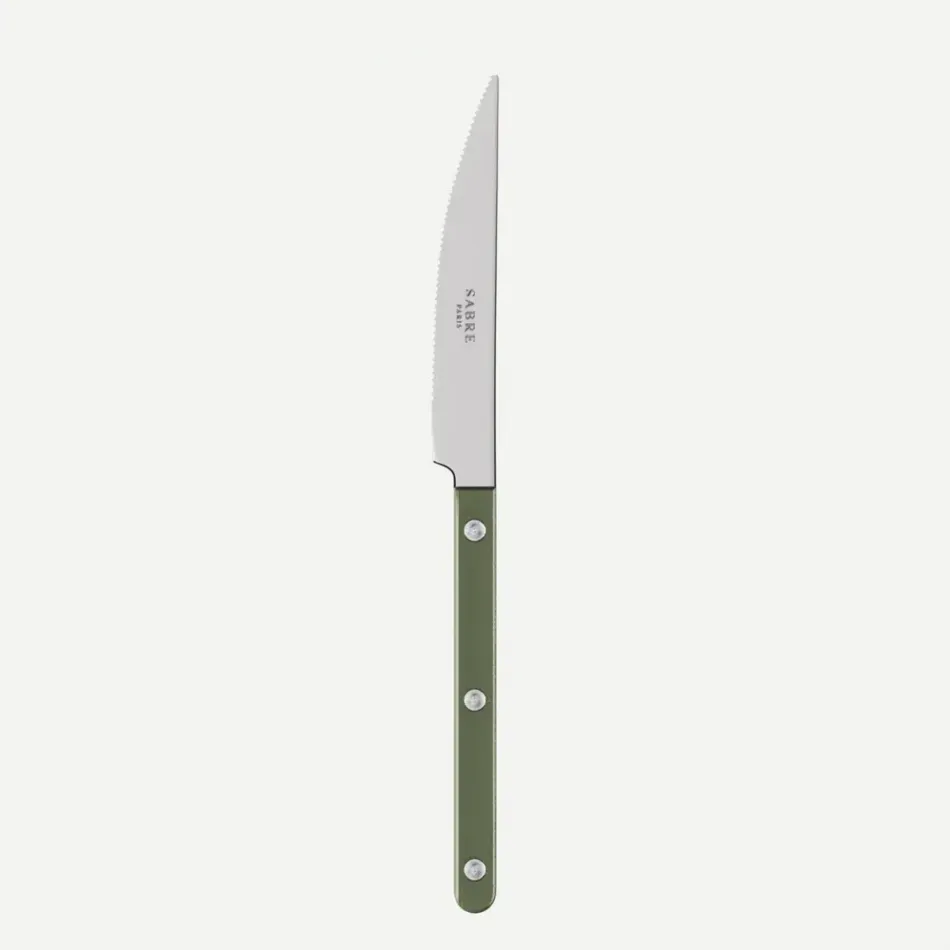 Bistrot Pearly Dark Green Dinner Knife 9"1/4