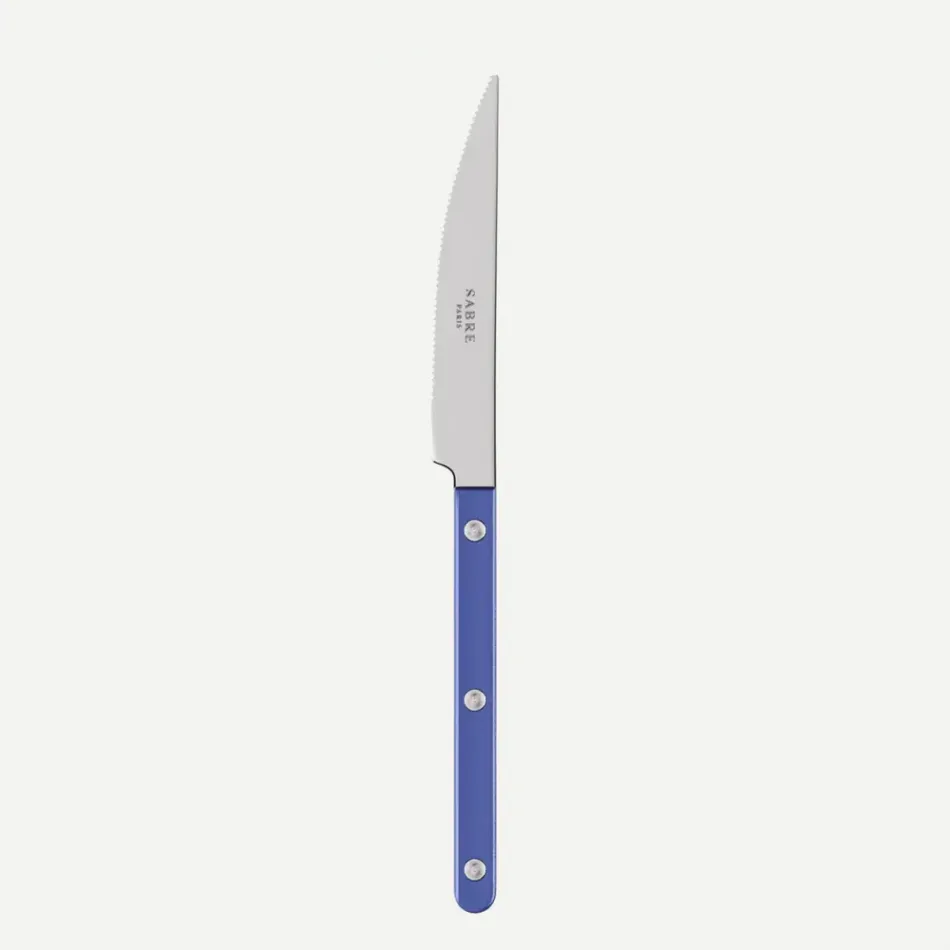 Bistrot Pearly Lapis Blue Dinner Knife 9"1/4