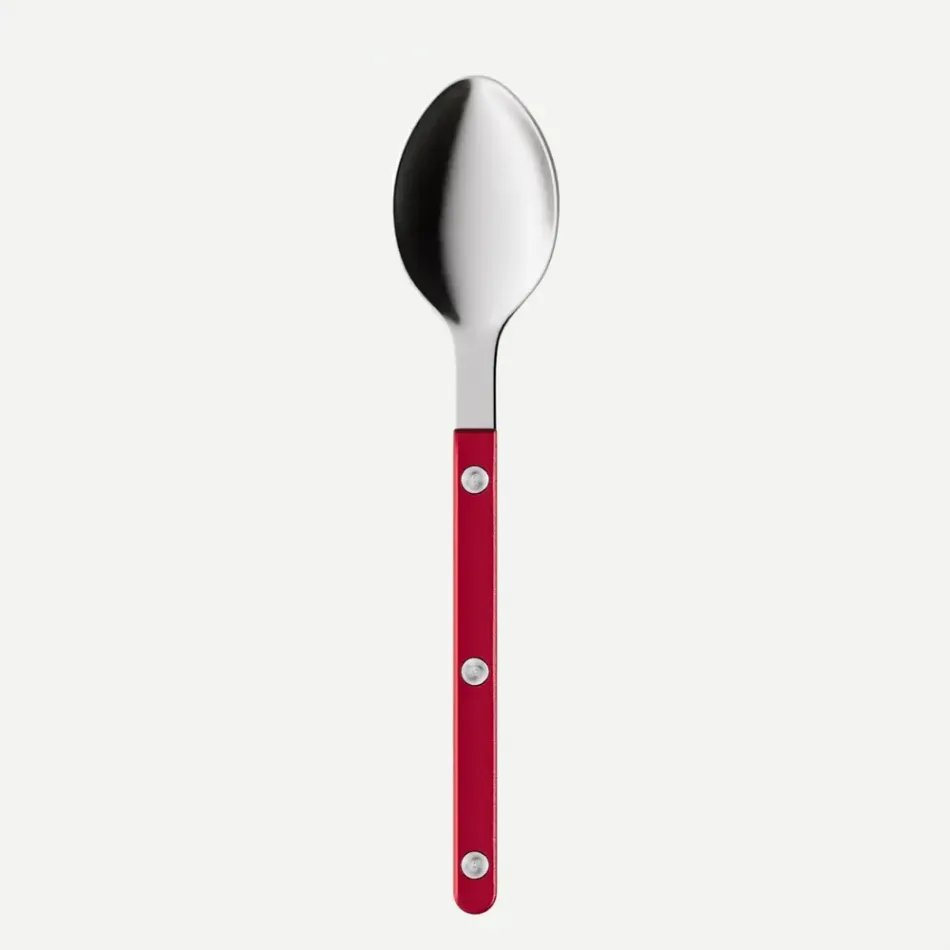 Bistrot Pearly Red Dessert Spoon 7"1/2