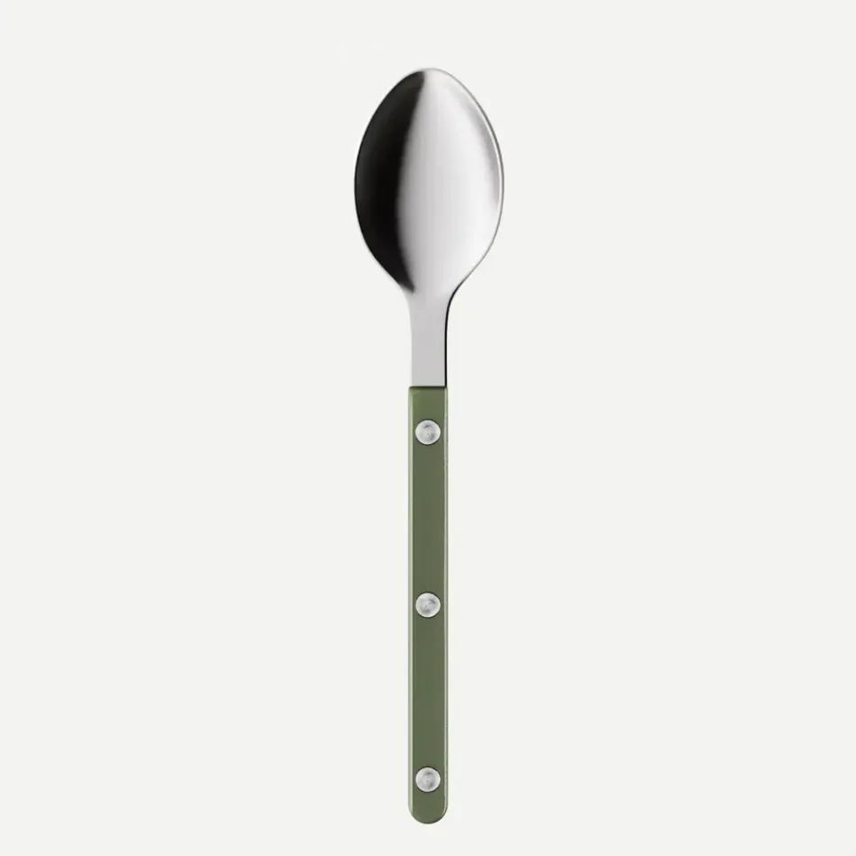 Bistrot Pearly Dark Green Dessert Spoon 7"1/2