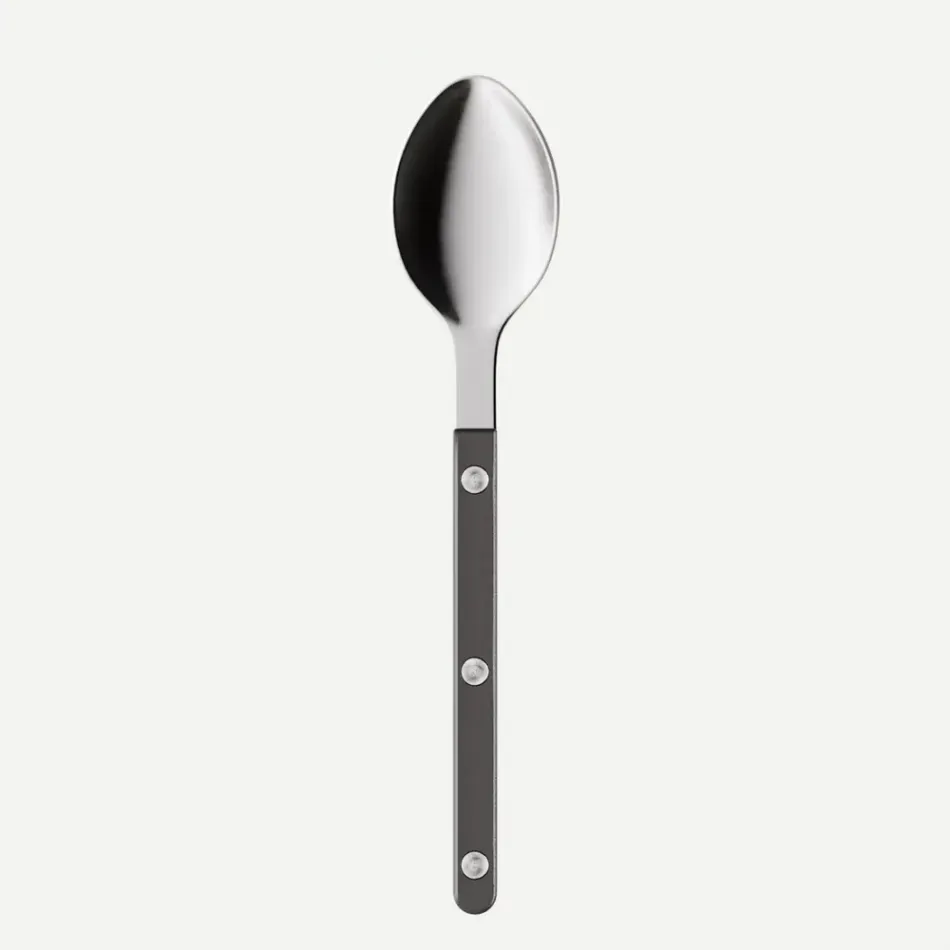 Bistrot Pearly Dark Grey Dessert Spoon 7"1/2