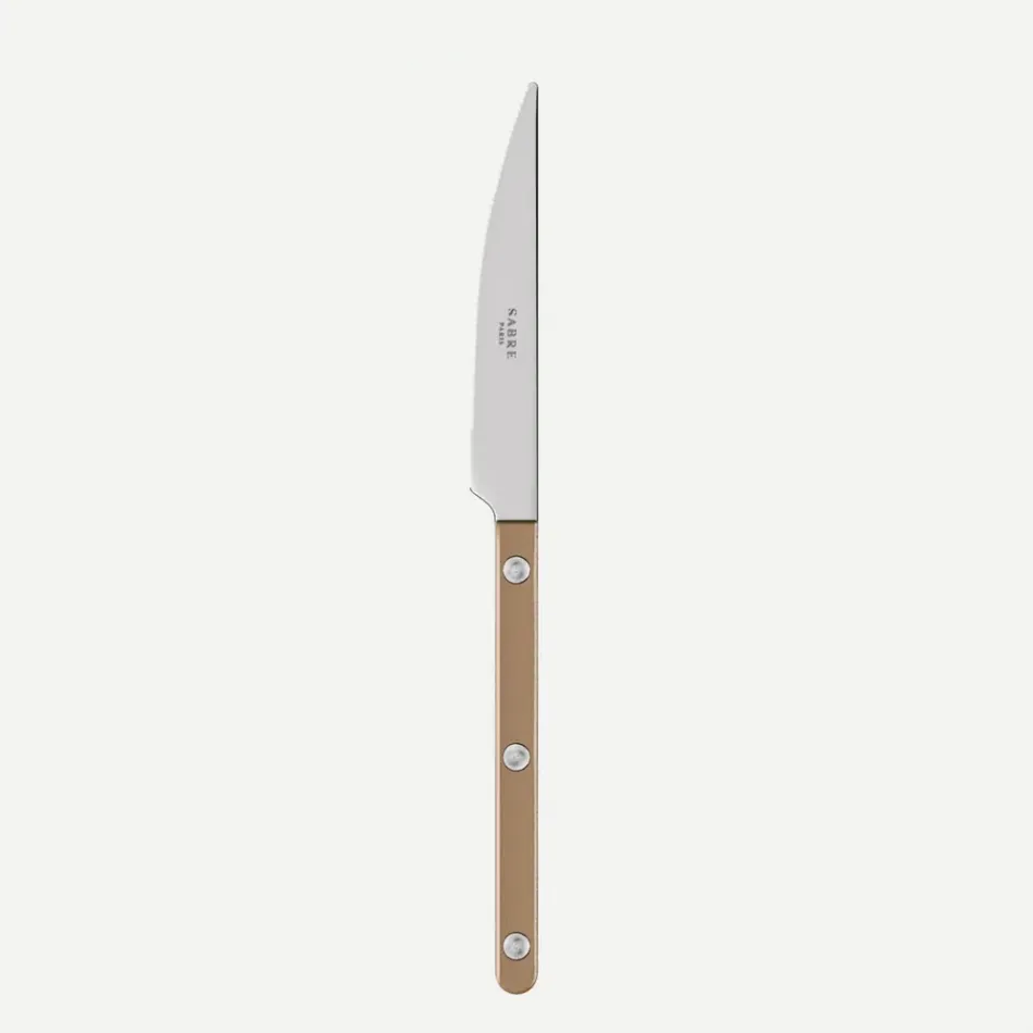 Bistrot Pearly Caramel Dessert Knife 8"