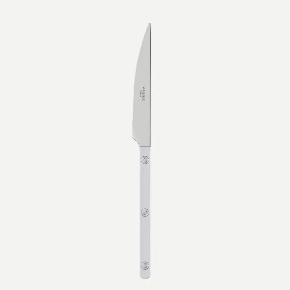 Bistrot Pearly White Dessert Knife 8"