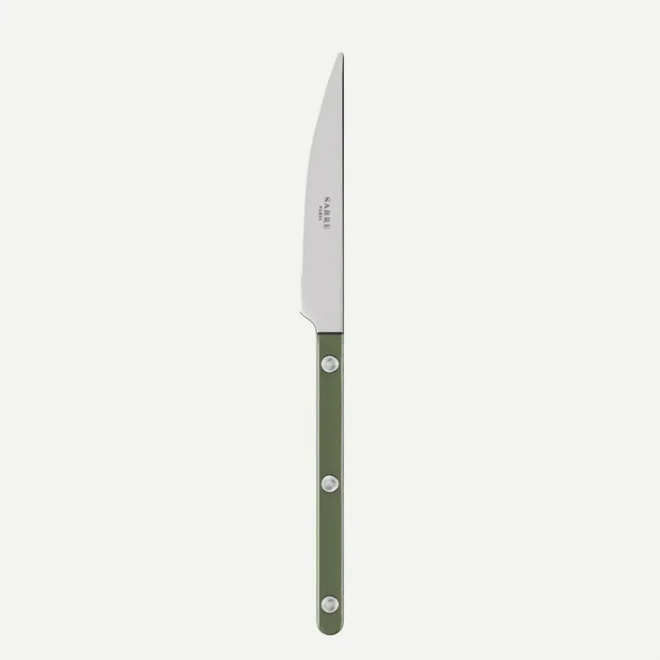 Bistrot Pearly Dark Green Dessert Knife 8"