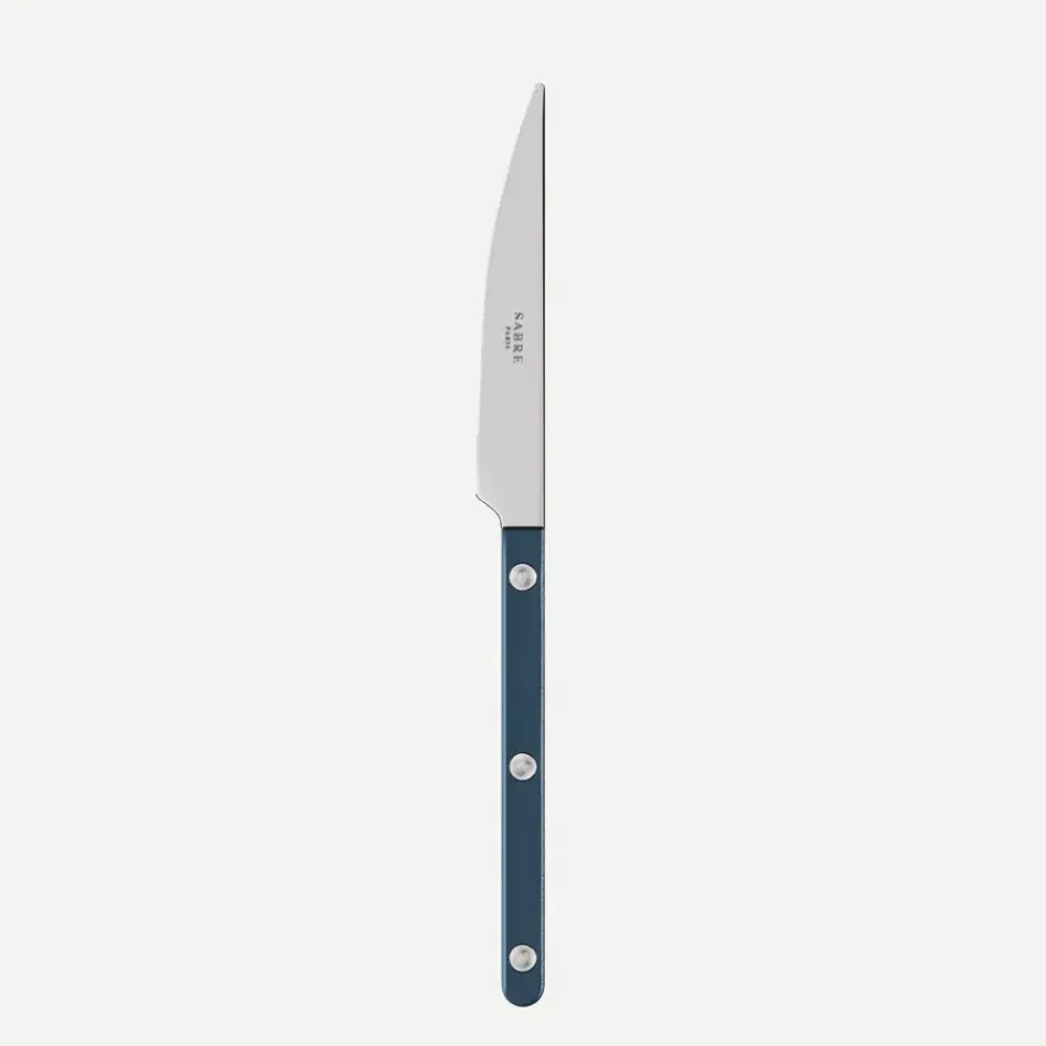 Bistrot Pearly Steel Blue Dessert Knife 8"