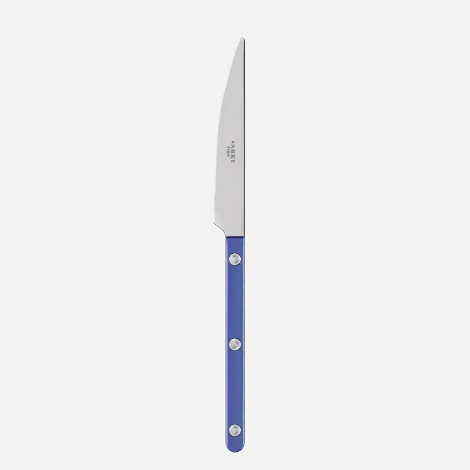 Bistrot Pearly Lapis Blue Dessert Knife 8"