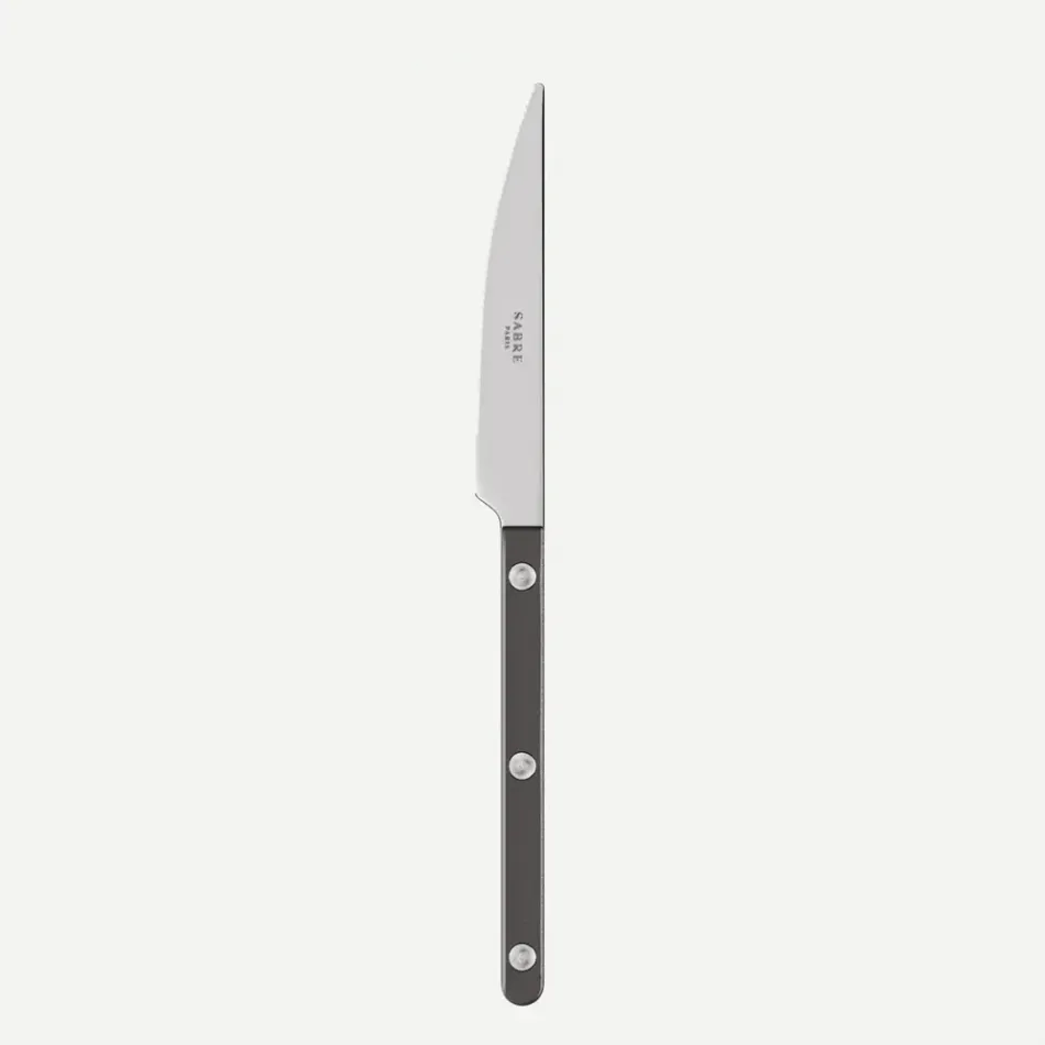Bistrot Pearly Dark Grey Dessert Knife 8"