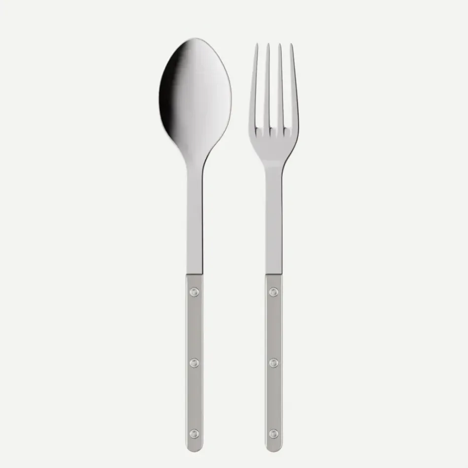 Bistrot Pearly Grey Serving Set 10"1/4