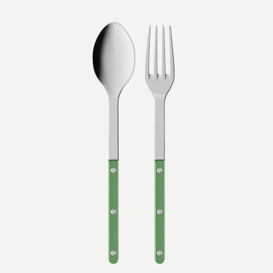 Bistrot Pearly Garden Green Serving Set 10"1/4