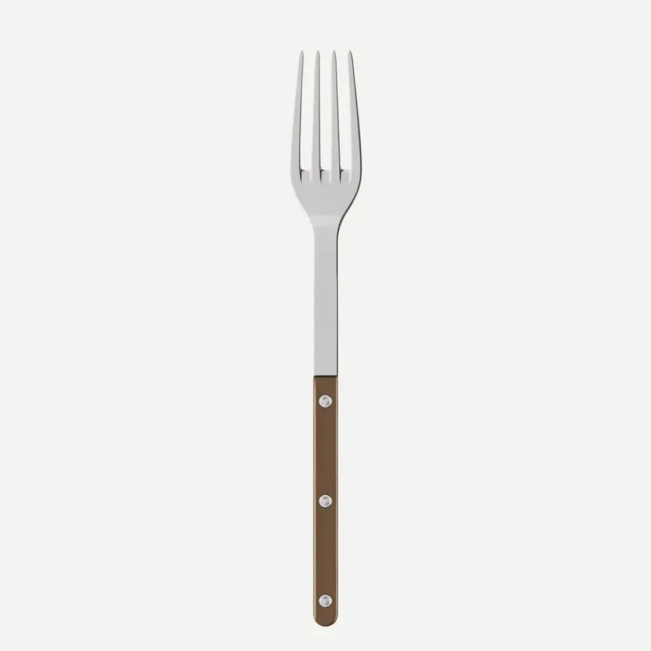 Bistrot Pearly Brown Serving Fork 10"1/4