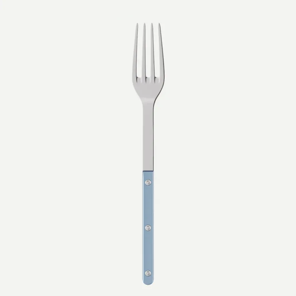 Bistrot Pearly Light Blue Serving Fork 10"1/4