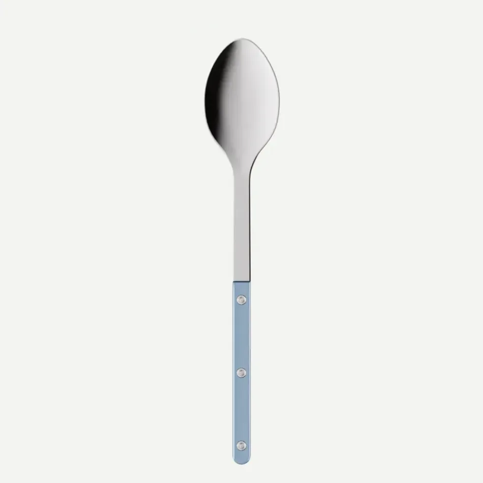 Bistrot Pearly Light Blue Serving Spoon 10"1/4