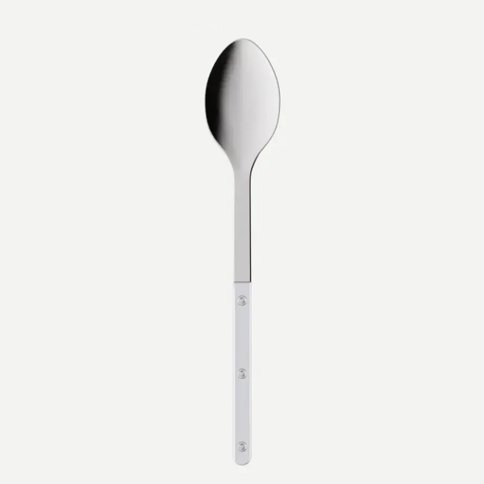 Bistrot Pearly White Serving Spoon 10"1/4