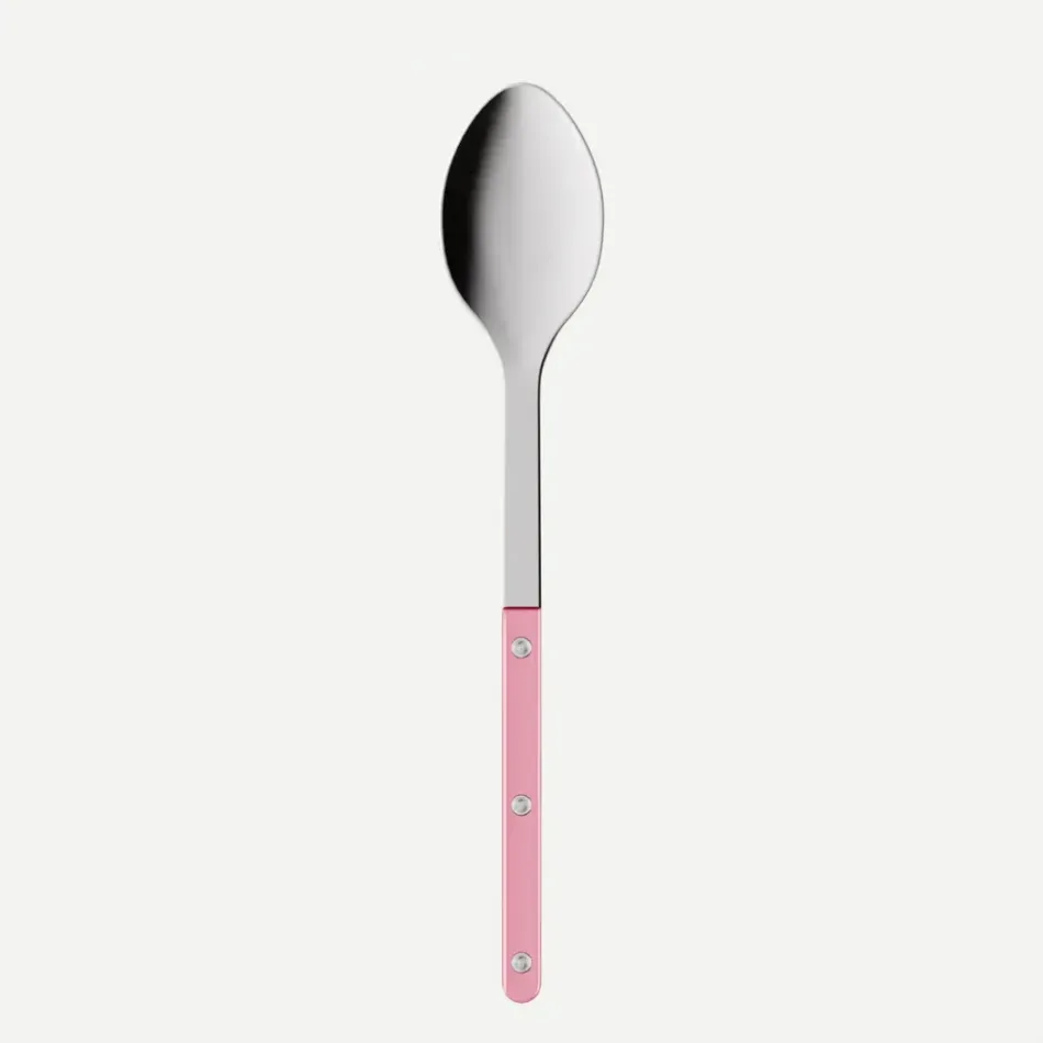 Bistrot Pearly Soft Pink Serving Spoon 10"1/4