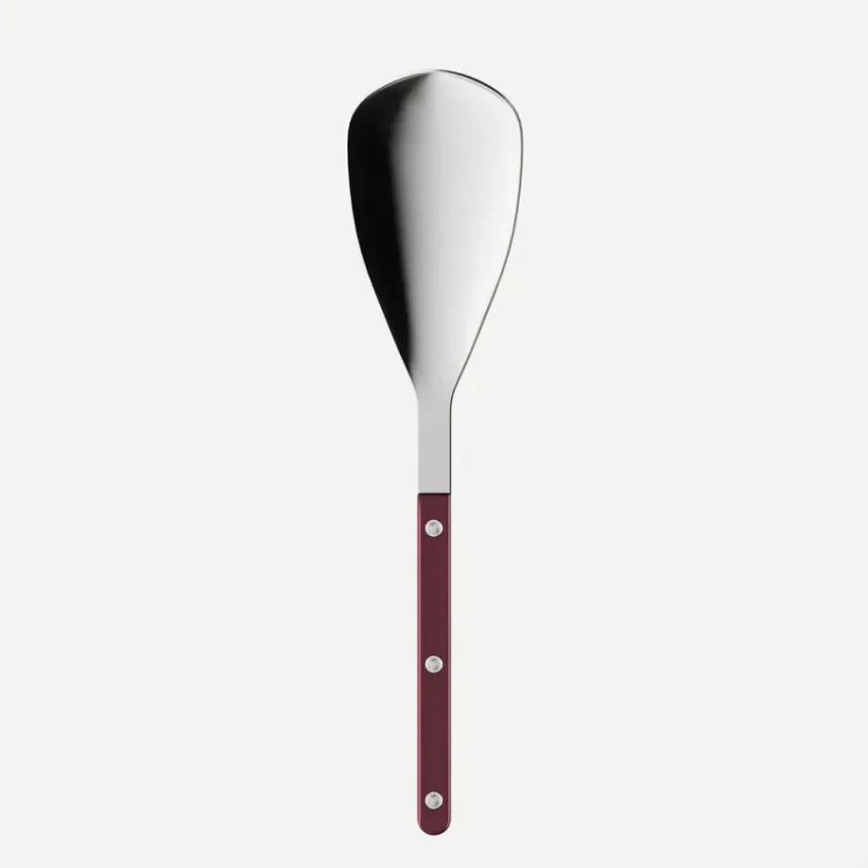 Bistrot Pearly Aubergine Rice Spoon 10"1/4