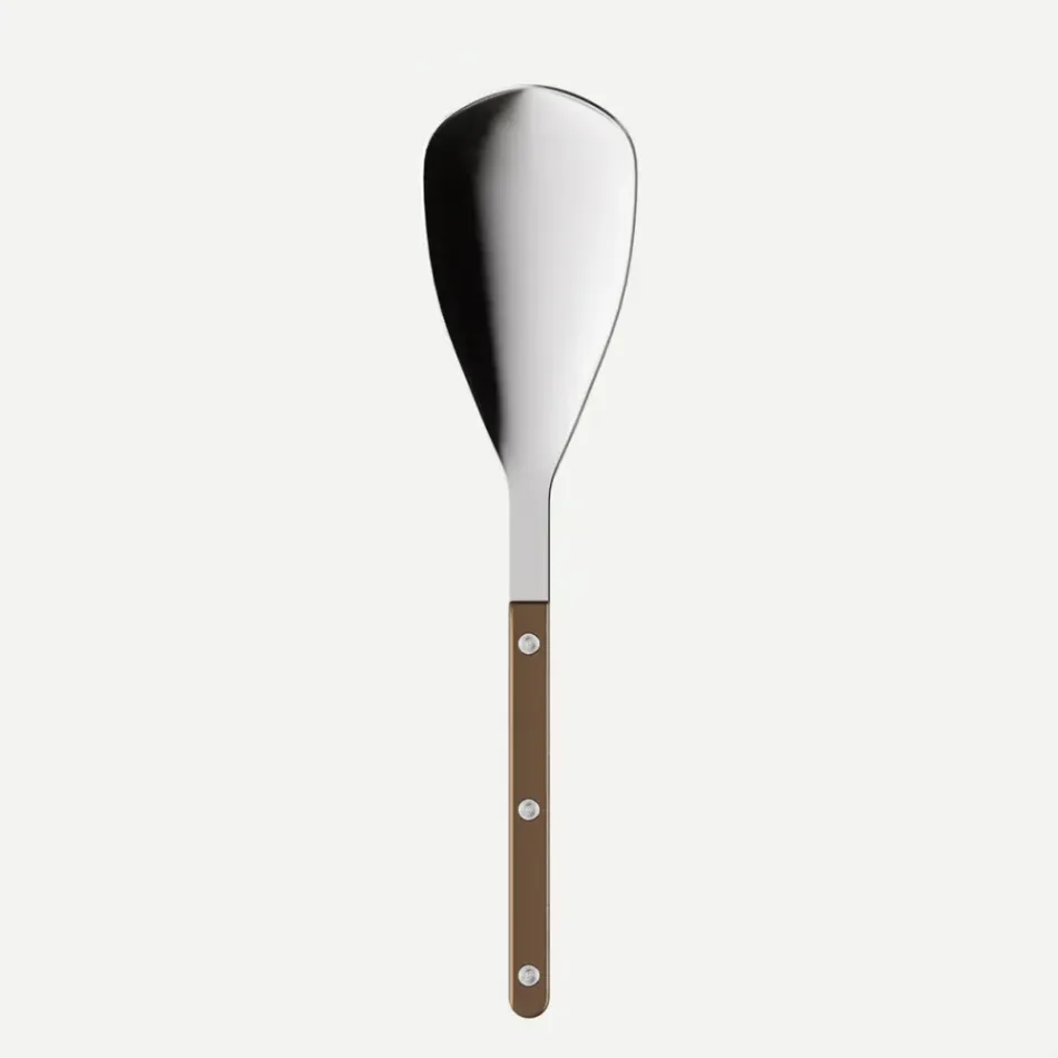 Bistrot Pearly Brown Rice Spoon 10"1/4
