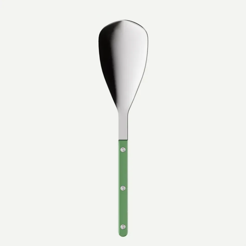 Bistrot Pearly Garden Green Rice Spoon 10"1/4