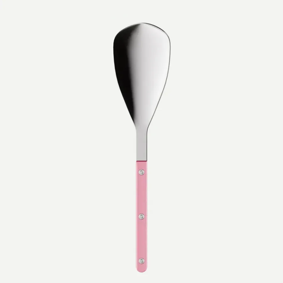 Bistrot Pearly Soft Pink Rice Spoon 10"1/4